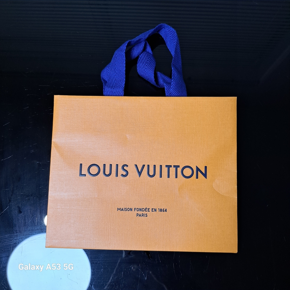 Louis Vuitton Orange Shopping Bag